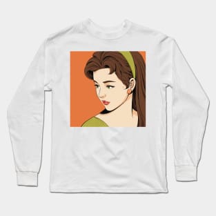 Comic girl #2 Long Sleeve T-Shirt